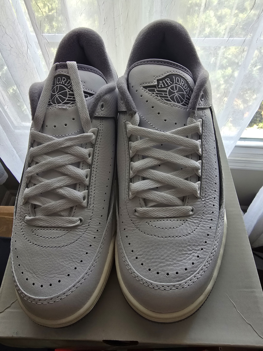 Jordan Men's Low Top Sneakers in Light Gray